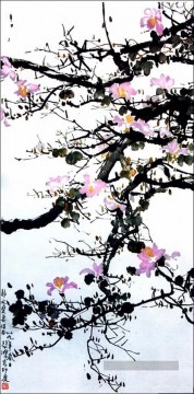  floral Peintre - Xu Beihong branches florales chinois traditionnel